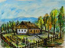 Obraz Leo Horáček – Stavení