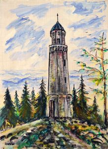 Obraz Leo Horáček – Stavení