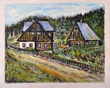 Obraz Leo Horáček – Stavení