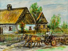 Obraz Leo Horáček – Stavení