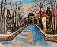 Obraz Leo Horáček – Stavení