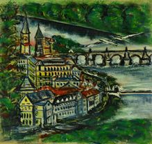 Obraz Leo Horáček – Stavení