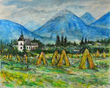 Obraz Leo Horáček – Stavení