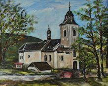Obraz Leo Horáček – Stavení