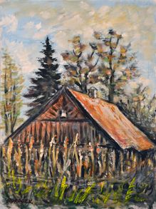 Obraz Leo Horáček – Stavení
