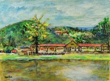 Obraz Leo Horáček – Stavení