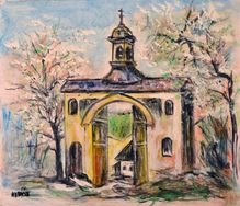 Obraz Leo Horáček – Stavení