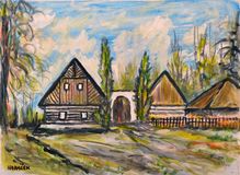 Obraz Leo Horáček – Stavení