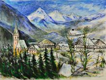 Obraz Leo Horáček – Stavení