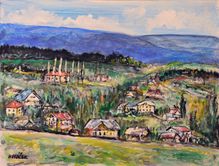 Obraz Leo Horáček – Stavení