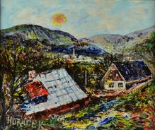 Obraz Leo Horáček – Stavení