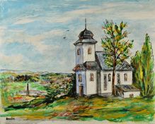 Obraz Leo Horáček – Stavení