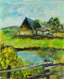 Obraz Leo Horáček – Stavení