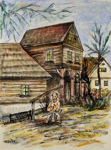 Obraz Leo Horáček – Stavení